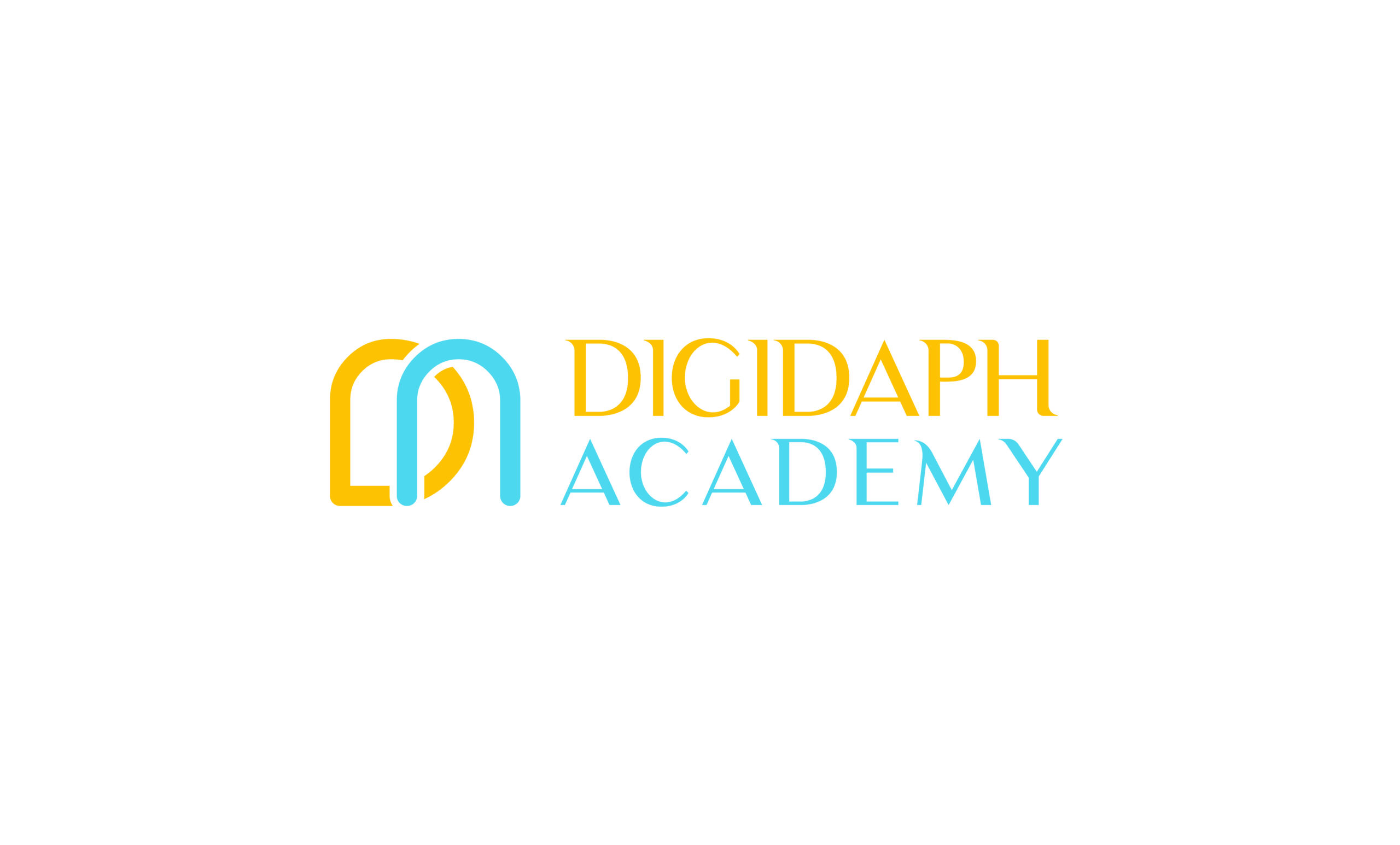 Digidaph Academy coloring logo white bg-01